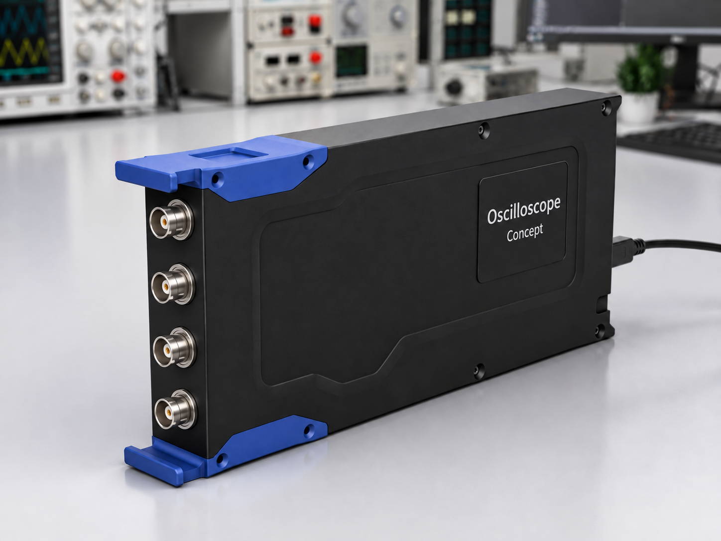 Oscilloscope enclosure concept